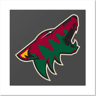 Minnesota Coyotes - Arizona Wild logo mashup Posters and Art